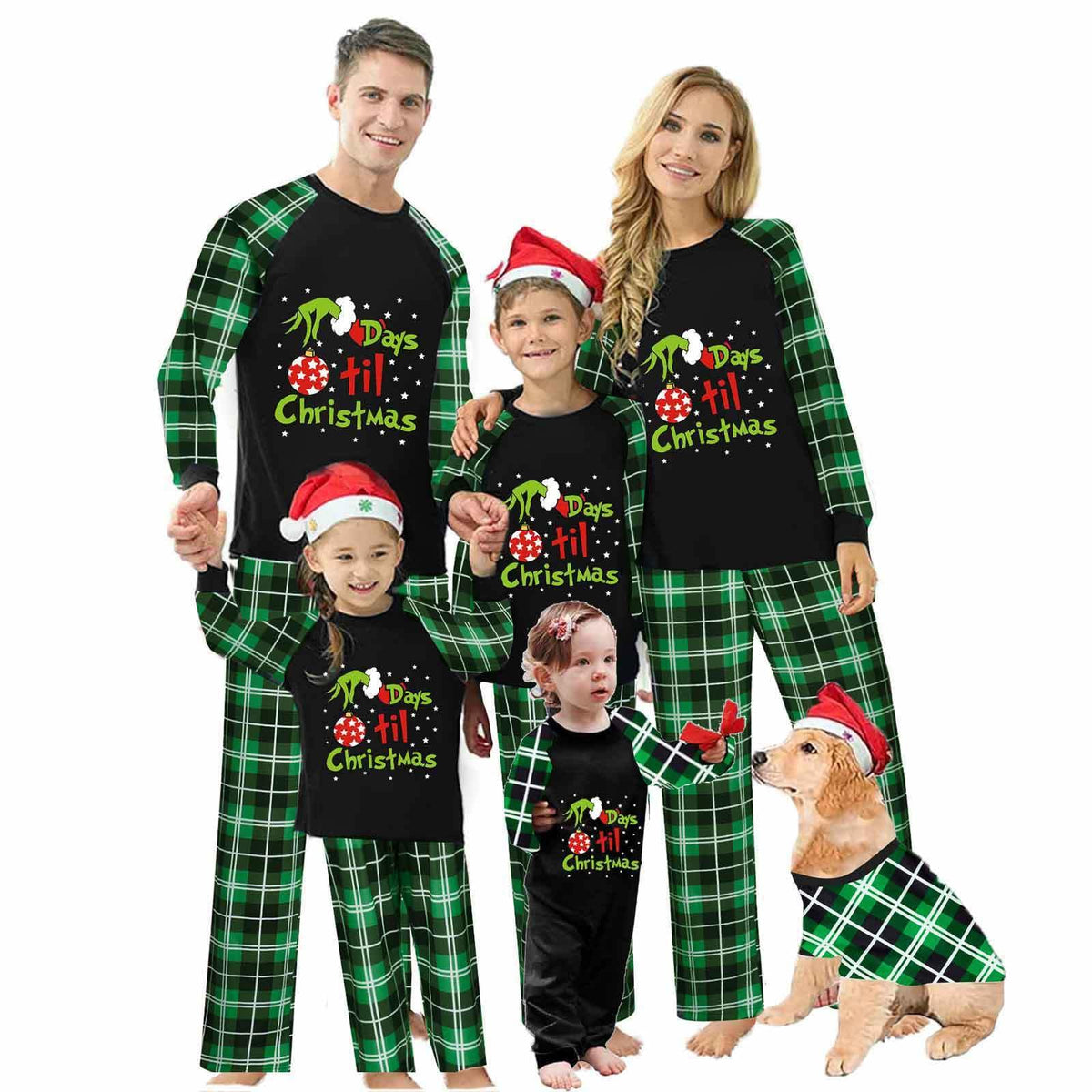 Family Christmas Pjs Matching Sets Christmas Pajamas for Family Christmas Elf Pjs Holiday Xmas Jammies Set