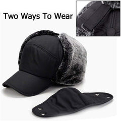 Outdoor Cycling Cold-Proof Ear Warm Cap Thickened Ear Winter Warmer Hat