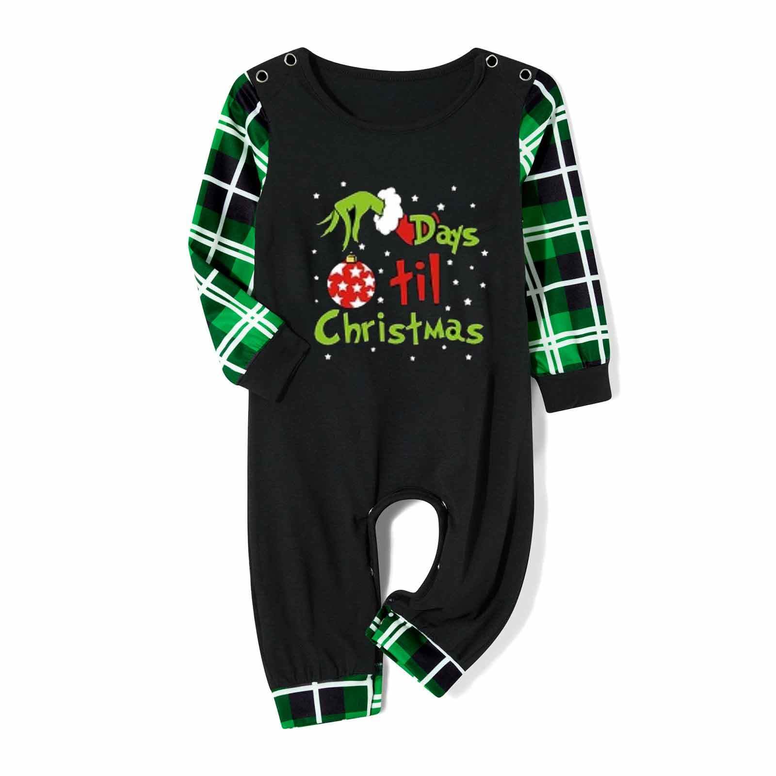 Family Christmas Pjs Matching Sets Christmas Pajamas for Family Christmas Elf Pjs Holiday Xmas Jammies Set