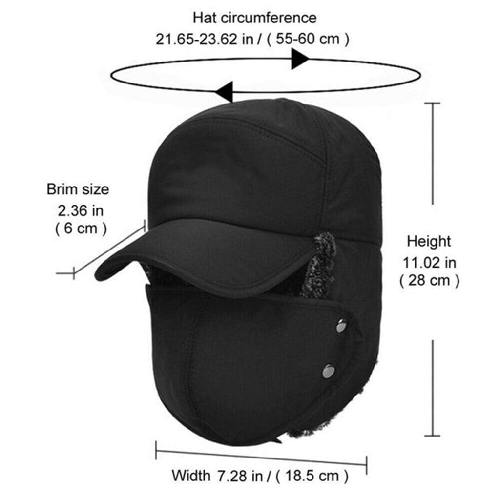 Outdoor Cycling Cold-Proof Ear Warm Cap Thickened Ear Winter Warmer Hat